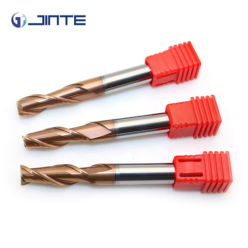 D8x75 CNC HRC55 carbide end mills 2 Flute Square Flatted cutting tool for lathe