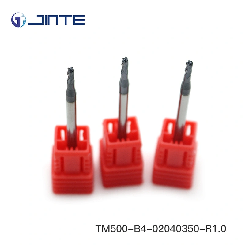 HRC50 4 Flutes Carbide Ball Nose End Mill/CNC Milling Cutter/Cutting Tools