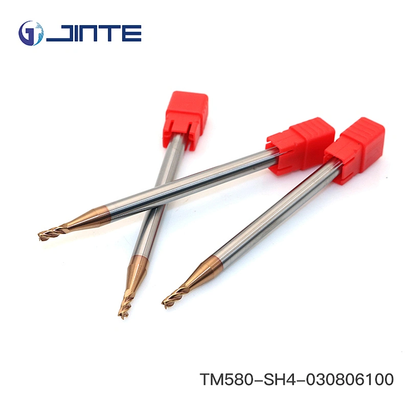 Milling Cutters 4 Flutes Solid Carbide End Mills Extra Long Cutting Tools Dia3x100
