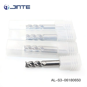 6*50mm aluminum processing square end mill without coating