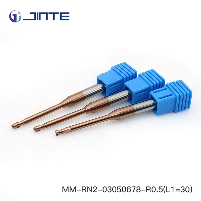 R0.5mm  2 flute corner radius solid carbide micro end mill