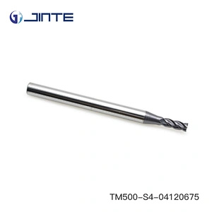 Solid Carbide 4 Flute 4mm Endmill CNC Cutting Tool for Metal Milling Cutter