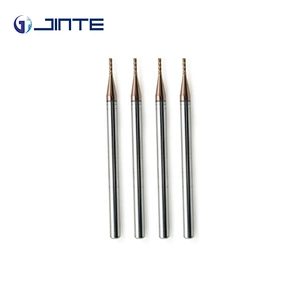 100% factory price solid carbide 4 flutes micro 1mm endmill hrc55 for shot milling