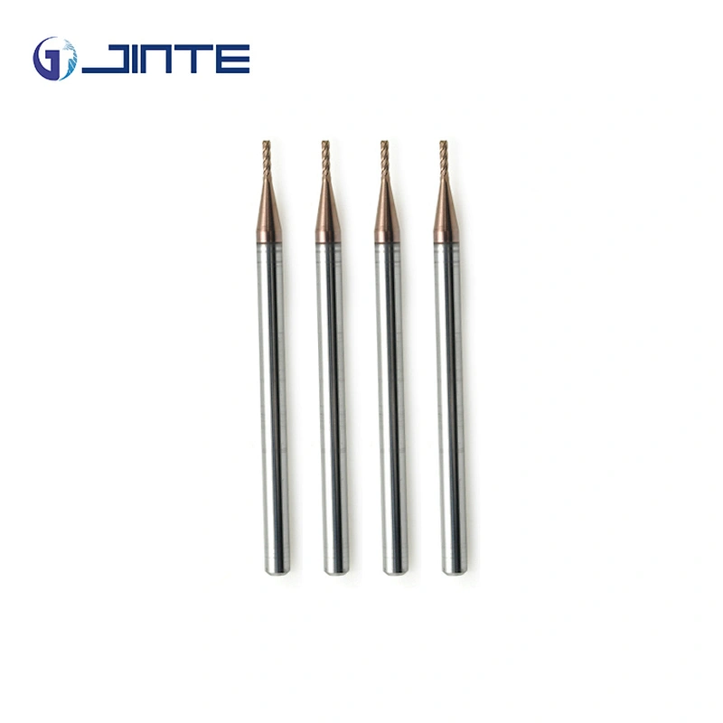 100% factory price solid carbide 4 flutes micro 1mm endmill hrc55 for shot milling