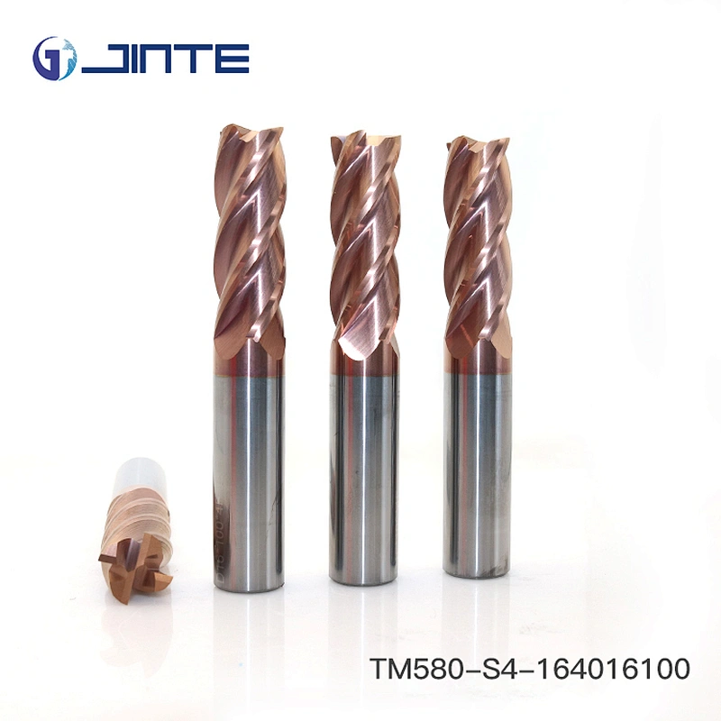 HRC58 carbide   end mill for milling machine 16*100mm