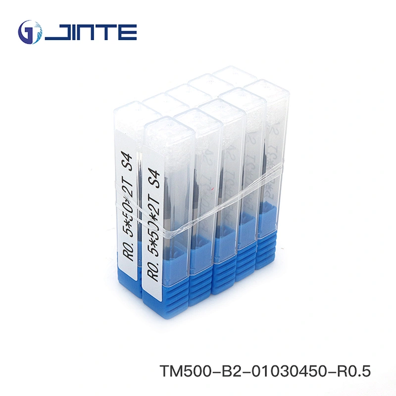 Micro Diameter 2 Flute Standard Length Carbide Ballnose Endmill for Steel Profiling Milling