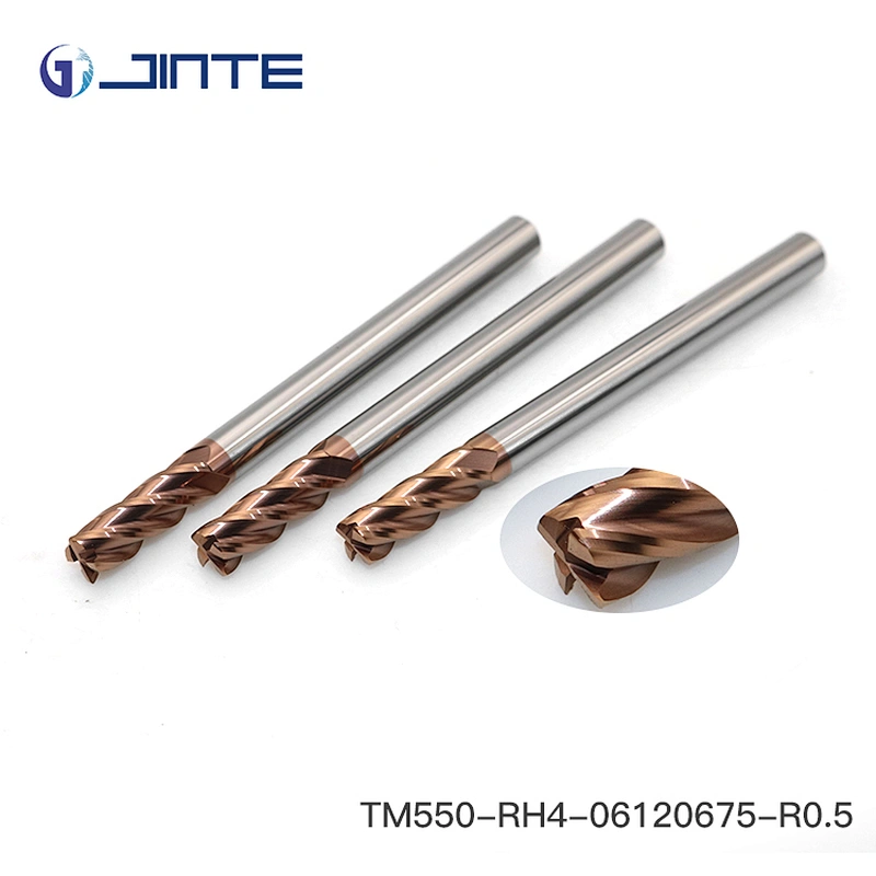 factory price 6mm long shank Solid Carbide 4 flute end mill/milling cutter