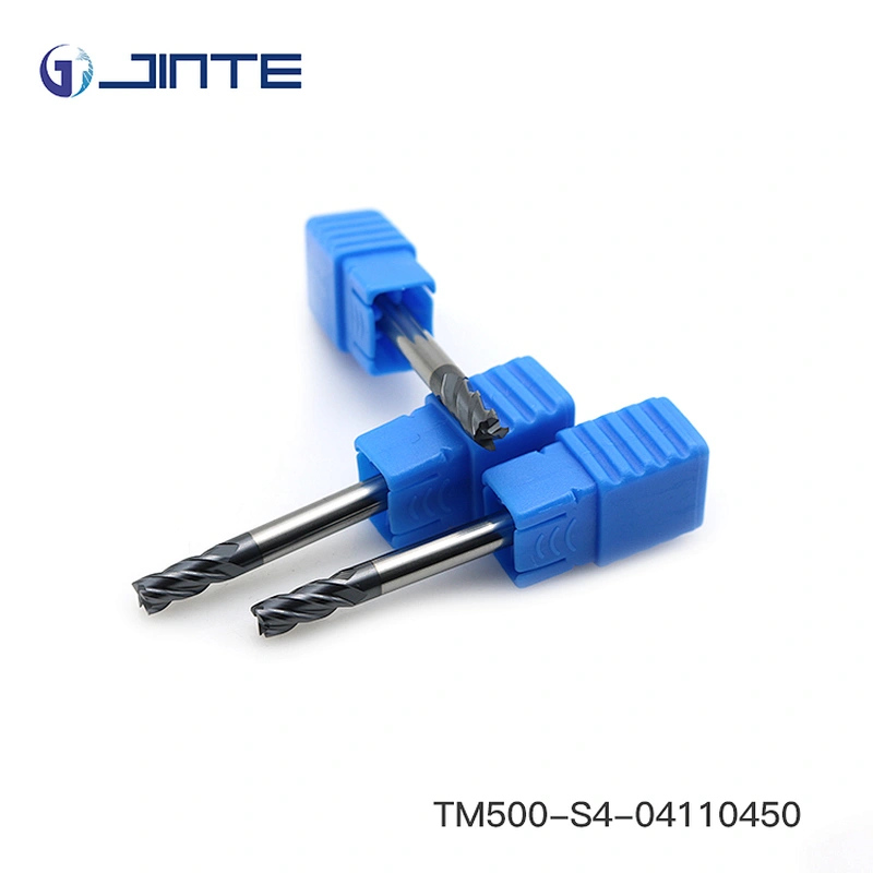 carbide 4 flute 45 50 degree square end mill cutting tool cnc milling cutter for Steel