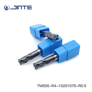 Solid Carbide 4 Flute End Mill Cutting Tool CNC Milling Cutter for Cast Iron and Steel