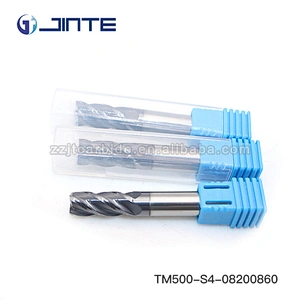 HRC50 4 Flutes Carbide  Square End Mill Cutters Cutting Tool for CNC Milling Machine