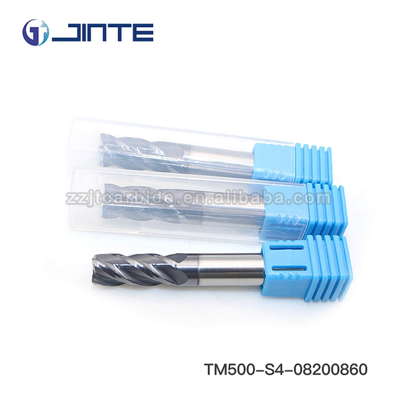 HRC50 4 Flutes Carbide  Square End Mill Cutters Cutting Tool for CNC Milling Machine