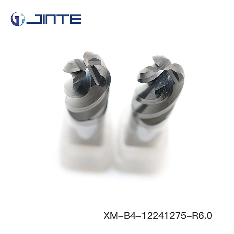 HRC 65-68 4F ballnose end mills with high wear-resistance coating