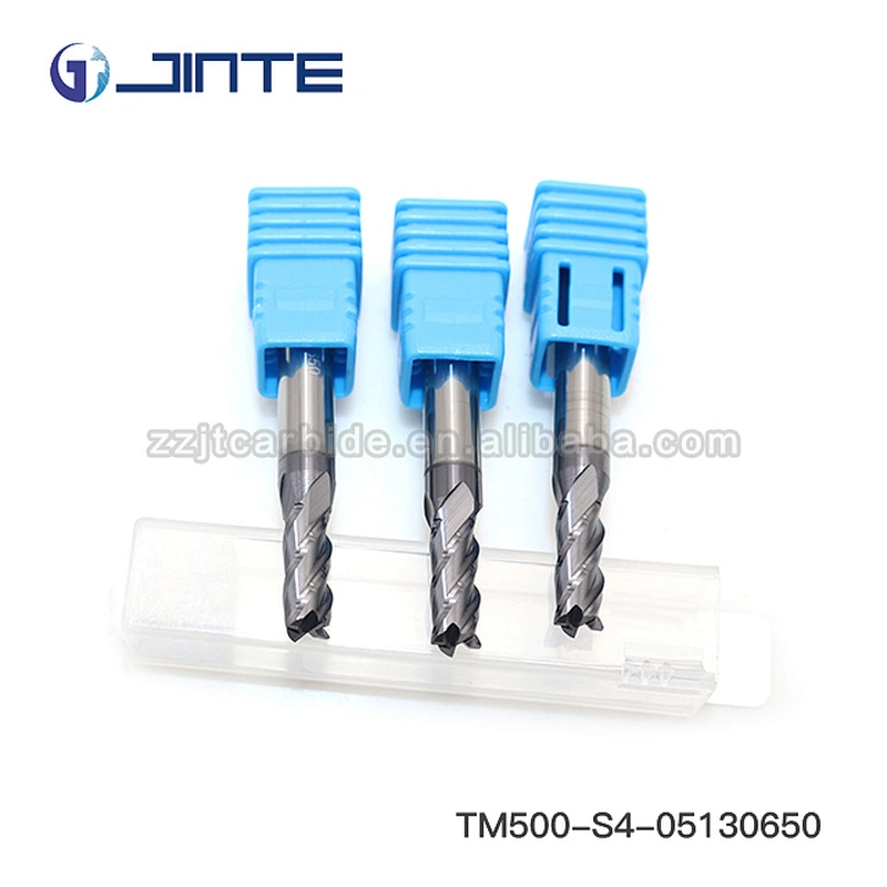 55HRC Milling Cutter Carbide End Mills TiAlN-coated End Mill for Steel Cutting