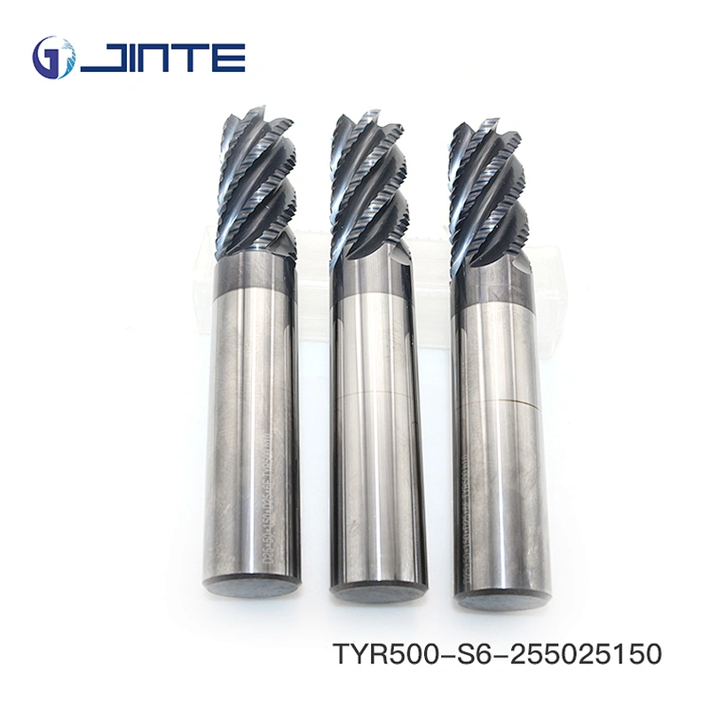 jinte best selling end mills HRC50 indexable end mill for steel roughing processing