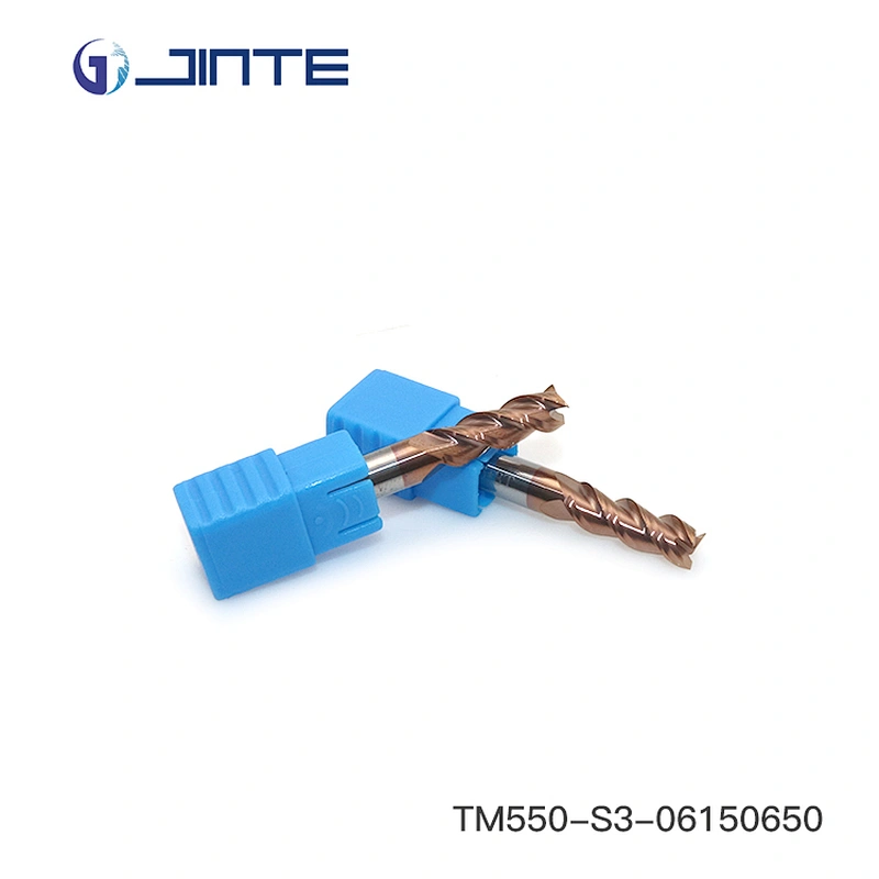 Jinte Endmill HRC55 Flat 3 Flute Cutting Tool Carbide End Mills D6*50mm