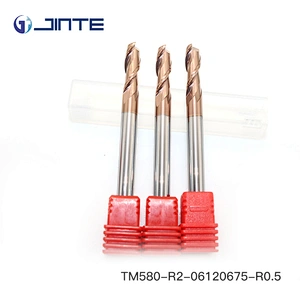 2 flute high precision endmill R0.5 corner radius endmill for general milling