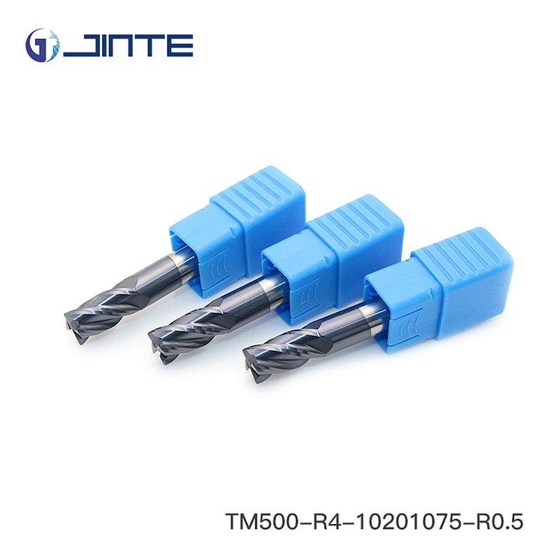 Solid Carbide 4 Flute End Mill Cutting Tool CNC Milling Cutter for Cast Iron and Steel