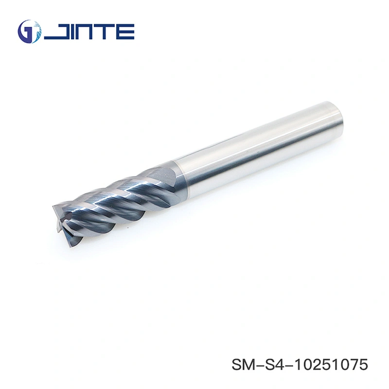 10mm 4 flutes high wear-resistance carbide end mills for stainless steel