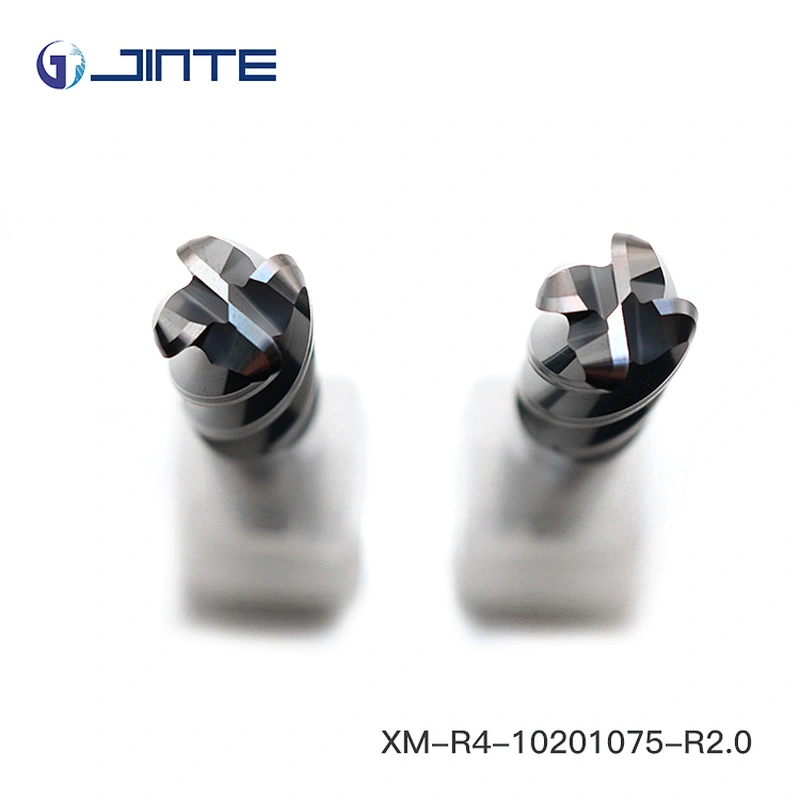 Endmill Solid Carbide 4 Flute Corner Radius CNC Cutter for Stainless Steel Processing