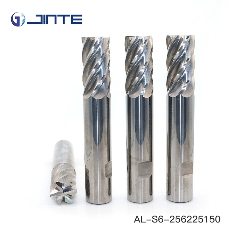25*150mm aluminum 6F end mill supplied by manufacturer