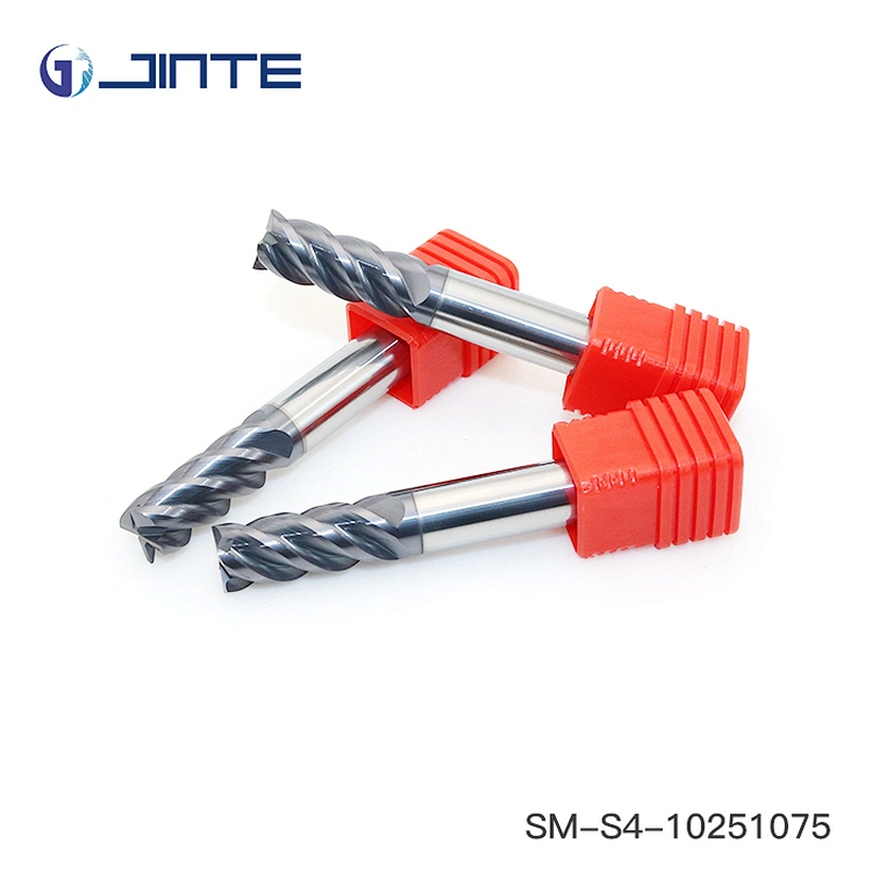 10mm 4 flutes high wear-resistance carbide end mills for stainless steel