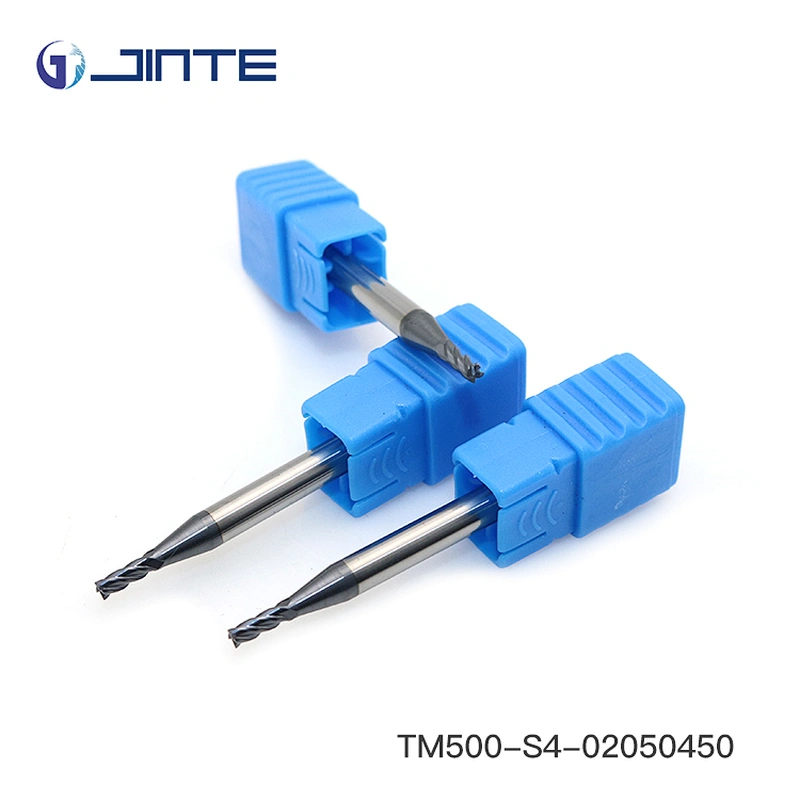 4 Flute Solid Carbide Micro Diameter 2mm End Mill Tools CNC Milling Cutters
