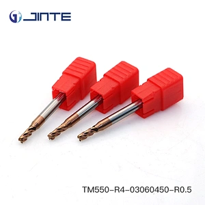 corner radius high performance 4 flute end mill for CNC machining