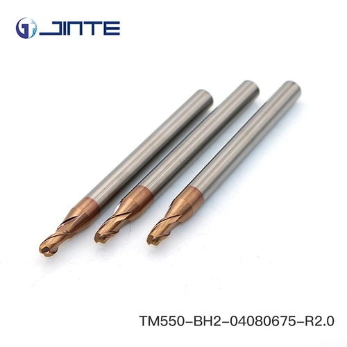 cutting tools manufacture R2.0 ball nose double  Flute  carbide   end mill