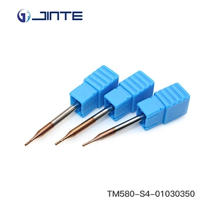 China Manufacturer Solid Carbide 4 Flute Flat 1mm End Mill Cutter Tool  for Steel