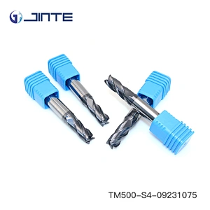 HRC50 4 Flutes Flat Tungsten Carbide End Mill CNC Milling Cutter Tool