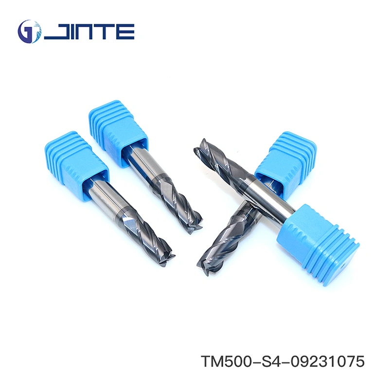 HRC50 4 Flutes Flat Tungsten Carbide End Mill CNC Milling Cutter Tool