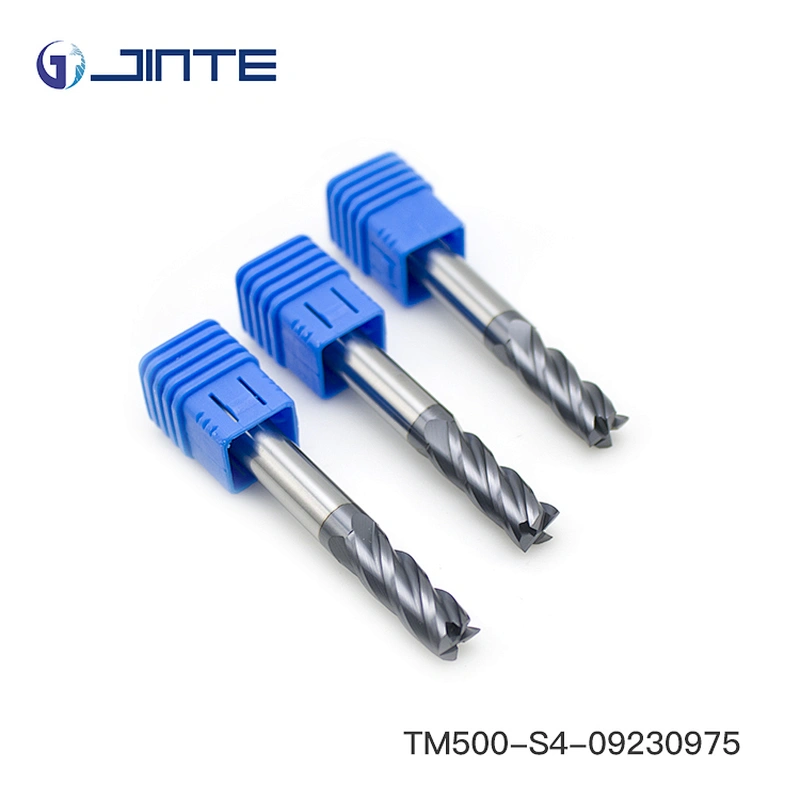 HRC50 degree 4 Flutes/Blades Flat End Mill Cutting Tool for CNC Milling Cutter