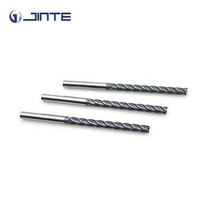 HRC65-68 4F extra long 6mm diameter solid carbide end mills for stainless steel