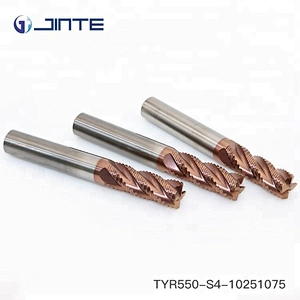 HRC55 roughing 4 flutes carbide end mill cutters