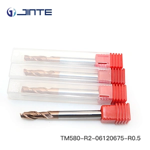 2 flute high precision endmill R0.5 corner radius endmill for general milling