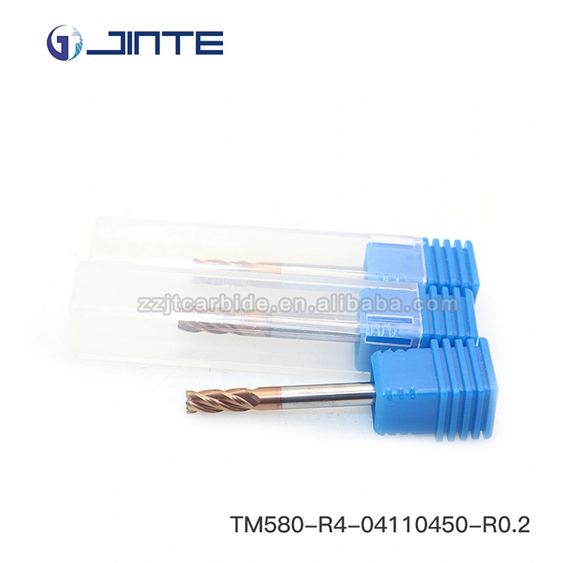 JINTE Solid Carbide HRC50 solid Carbide Corner Radius End Mills End Mill Cutting Tools