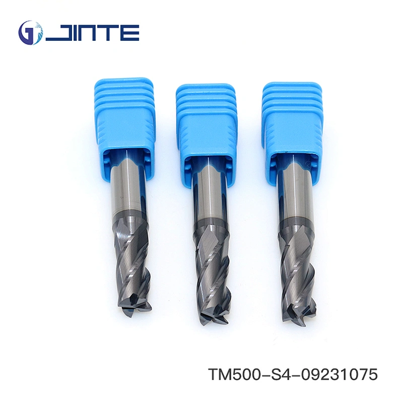 HRC50 4 Flutes Flat Tungsten Carbide End Mill CNC Milling Cutter Tool