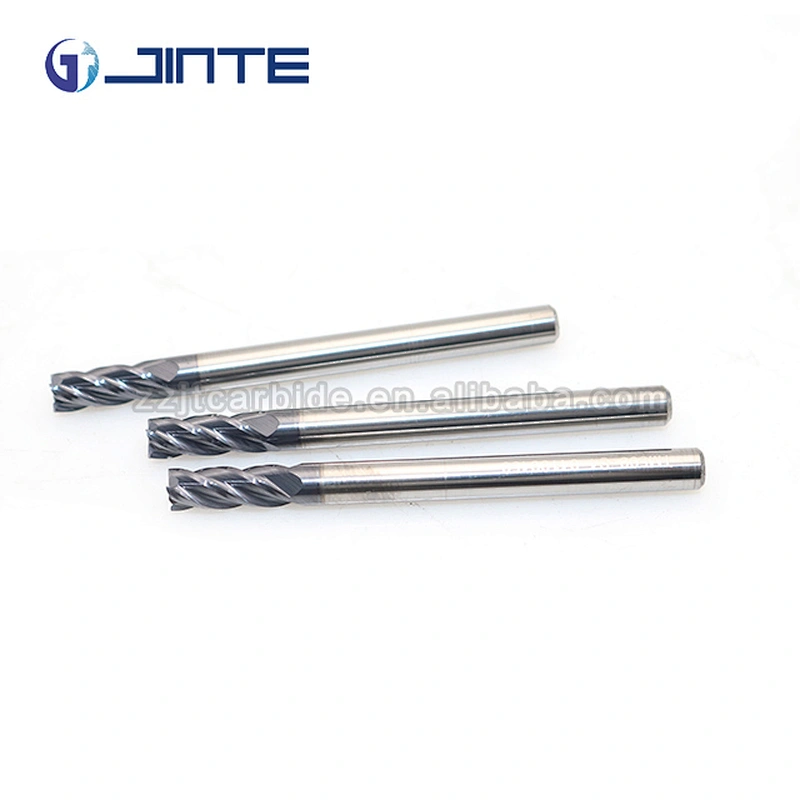 4 Flutes  Solid Carbide Square End Mill CNC Cutting Tools  for Metal Milling Cutter Bit
