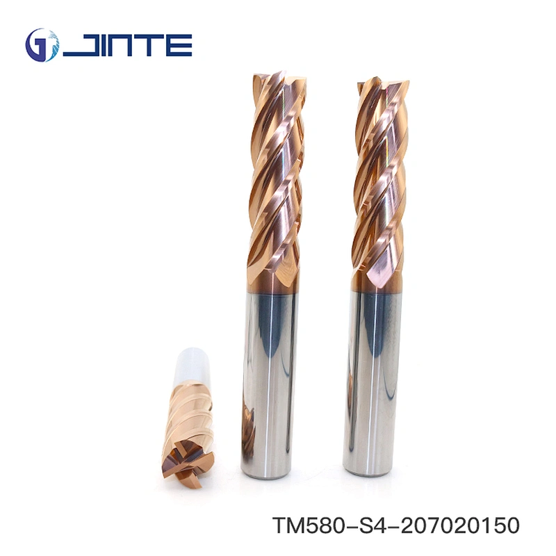 HRC58 endmill with high wear-resistance coating 20*150mm