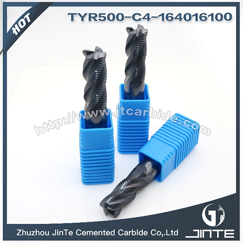 HRC50 indexable end mill for steel roughing processing