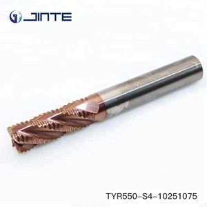 HRC55 roughing 4 flutes carbide end mill cutters