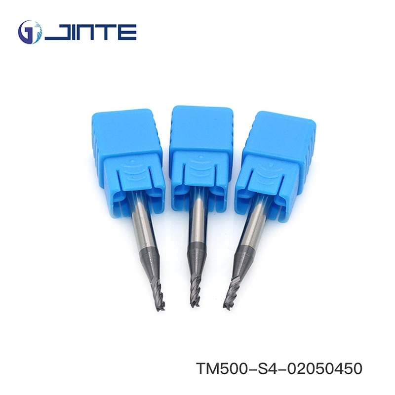 4 Flute Solid Carbide Micro Diameter 2mm End Mill Tools CNC Milling Cutters
