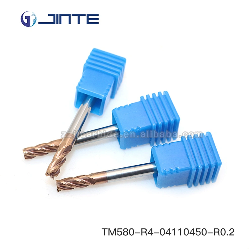 JINTE Solid Carbide HRC50 solid Carbide Corner Radius End Mills End Mill Cutting Tools