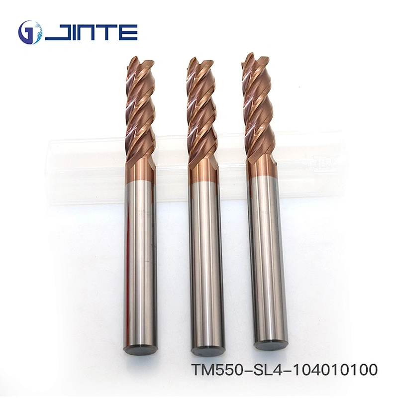 Long Flute HRC55 Solid End Mills Cutters Dia10 X 100