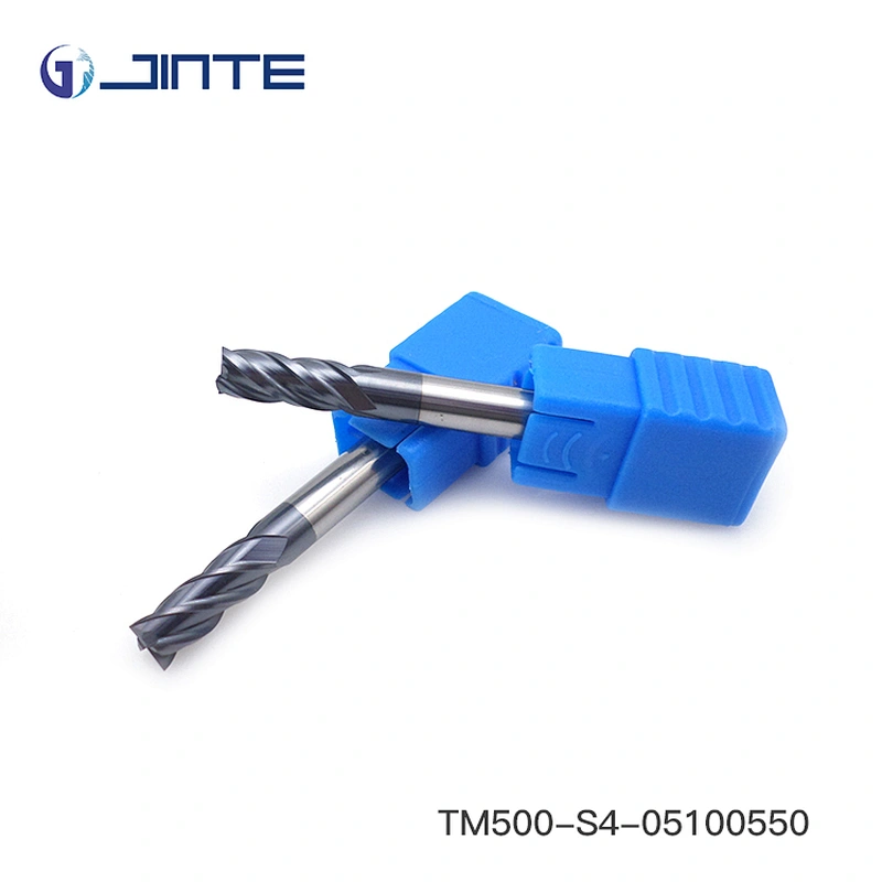 hrc50 carbide milling cutting tools 4 flute flat end mill milling cutter cnc endmills