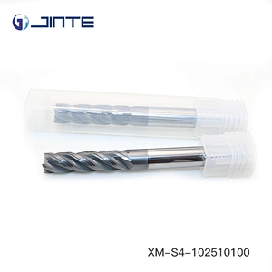 10mm Carbide 4 Flute Roughing Endmills, Rough Cutting For CNC Metal Working
