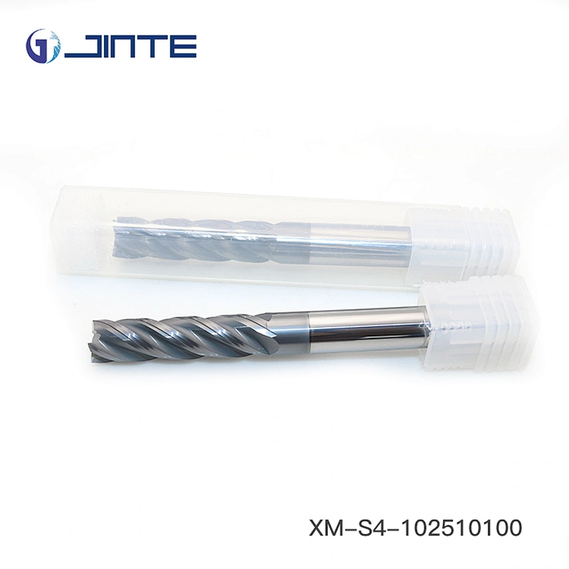 10mm Carbide 4 Flute Roughing Endmills, Rough Cutting For CNC Metal Working