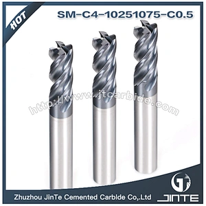 SM series corner radius R0.5 endmill for stainless steel