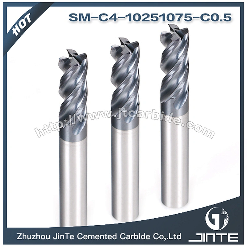 SM series corner radius R0.5 endmill for stainless steel