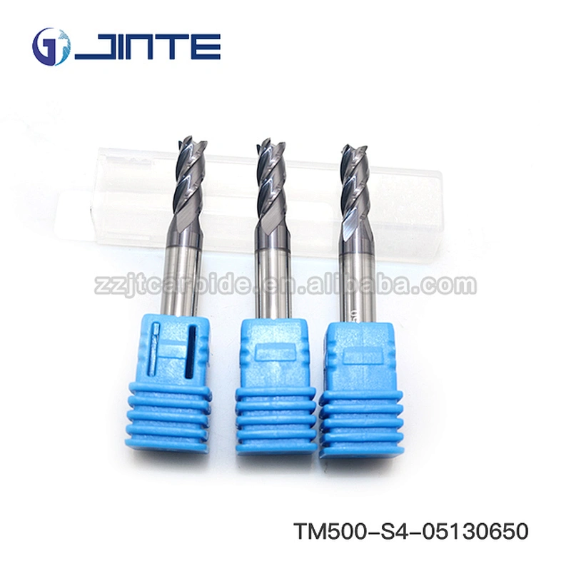 55HRC Milling Cutter Carbide End Mills TiAlN-coated End Mill for Steel Cutting